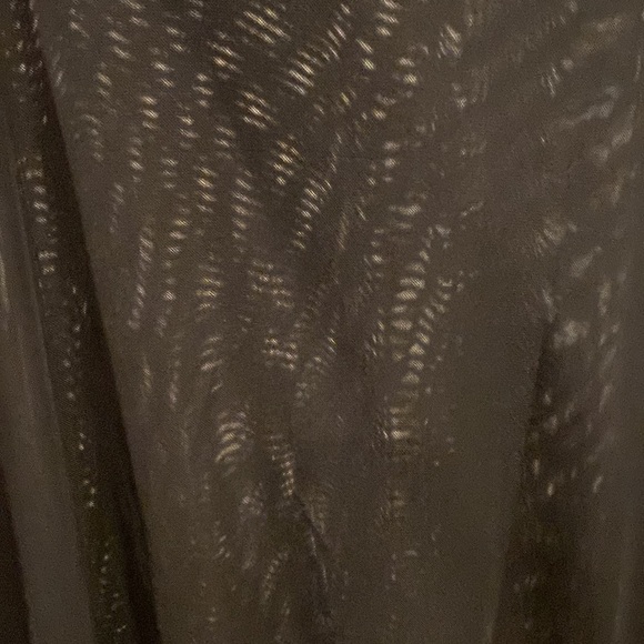 0X (XL) black sheer cowl neck blouse - NWT - Picture 5 of 6